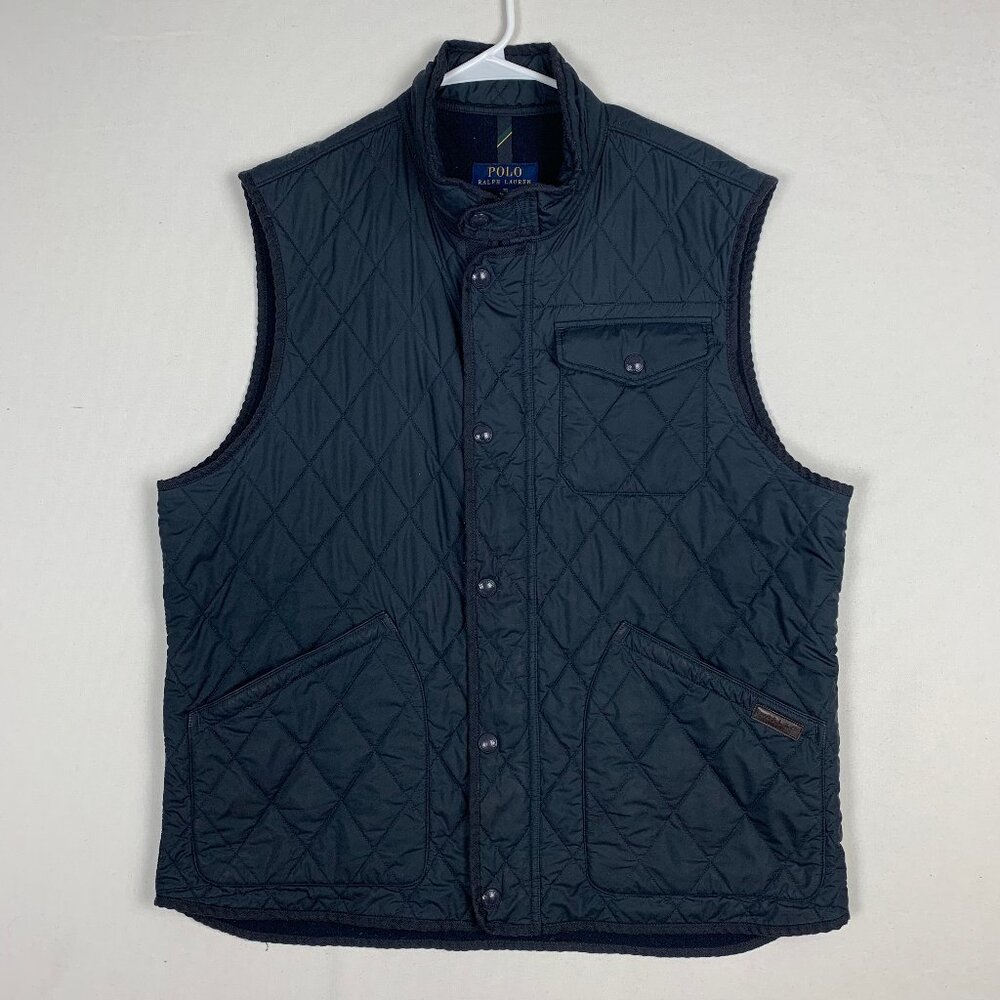 Polo Ralph Lauren Men's Quilted Navy Vest XL